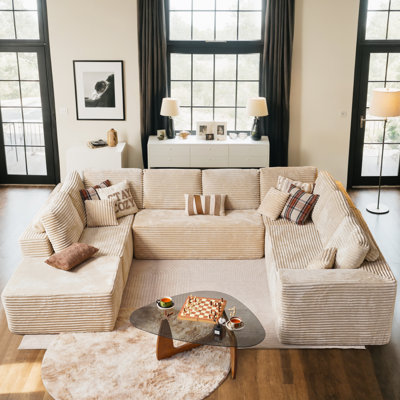 Nathasa No Assembly Required Upholstered Sectional, Free Combination Sofa For Living Room, Home Theater by Ivy Bronx
