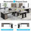 Bureau de direction en L 83 po - Style industriel
