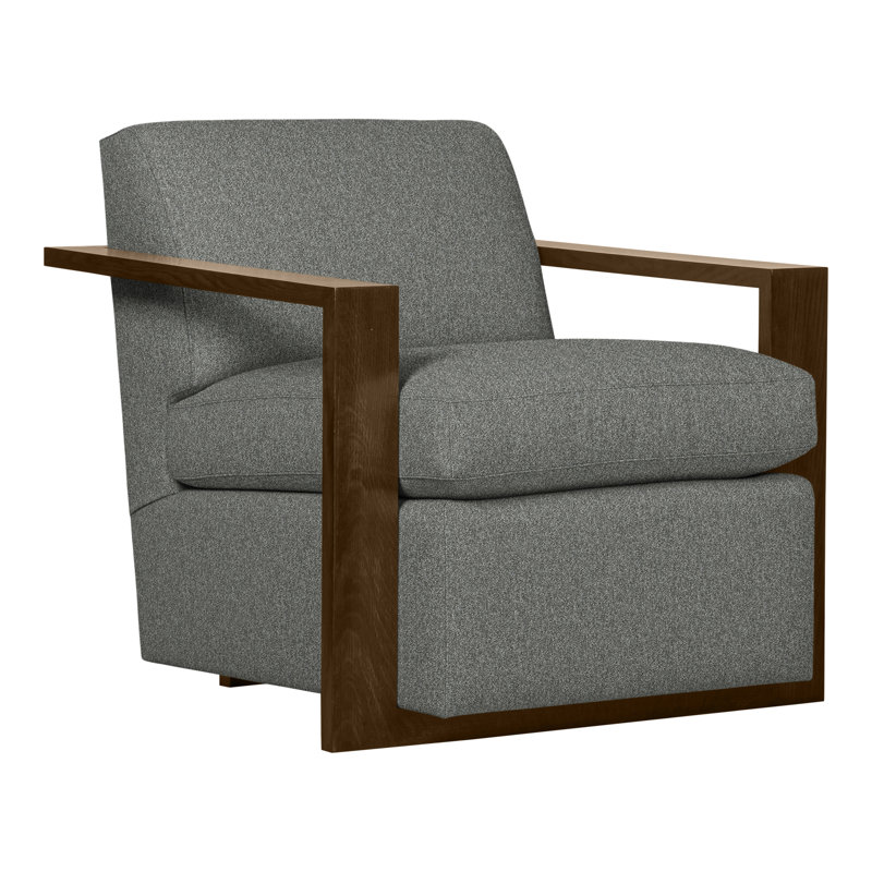 Thom Filicia Home 32" Wide Upholstered Armchair, Havana, Ian Pewter
