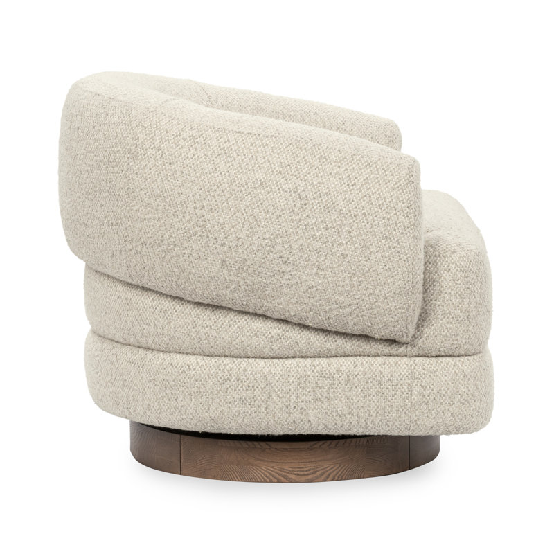 Chassia Upholstered Swivel Accent Chair