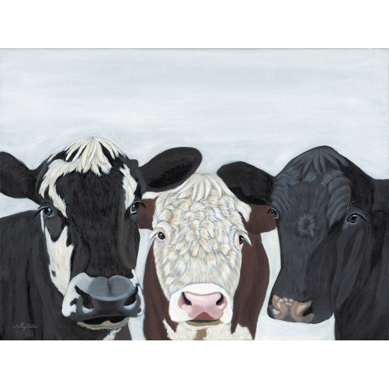 «Herd Meeting on Canvas» par Ashley Justice, reproduction, H 8 po x l 12 po