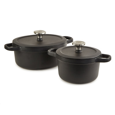 BergHOFF Leo Graphite 4pc Cast Iron Cookware Set