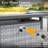 43" W x 28" D x 26" H Propane Fire Pit Table Outdoor Fireplace, no Guard, Black-14634068