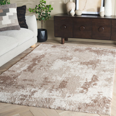 Tapis abstrait à poils longs Naftali Penelope