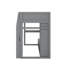 Lit mezzanine simple avec bureau-1112172038