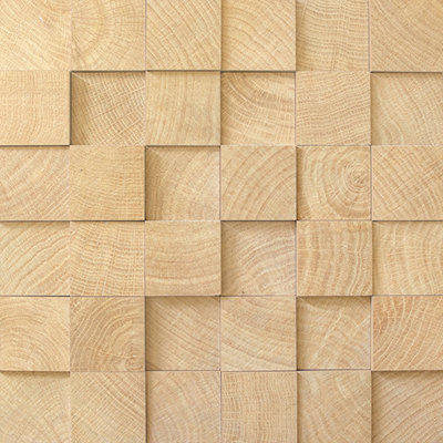 Bespoke Wood 2X2 3D mosaïque chêne