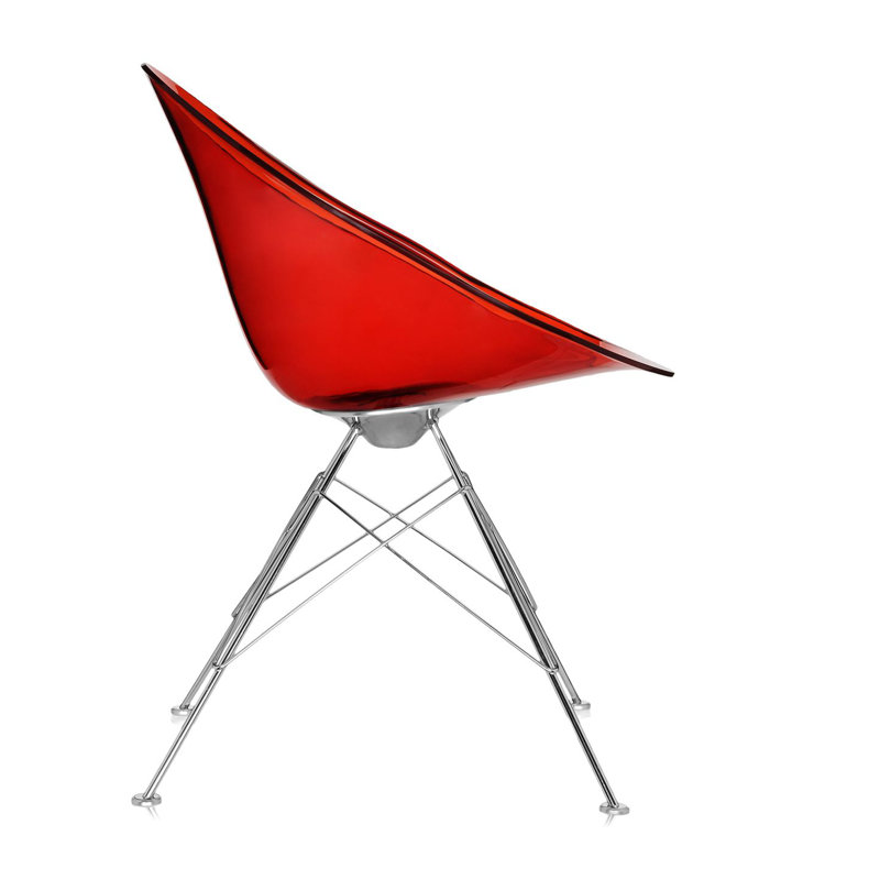Ero|S| Swivel Chair, Legs, Opaque Glossy White
