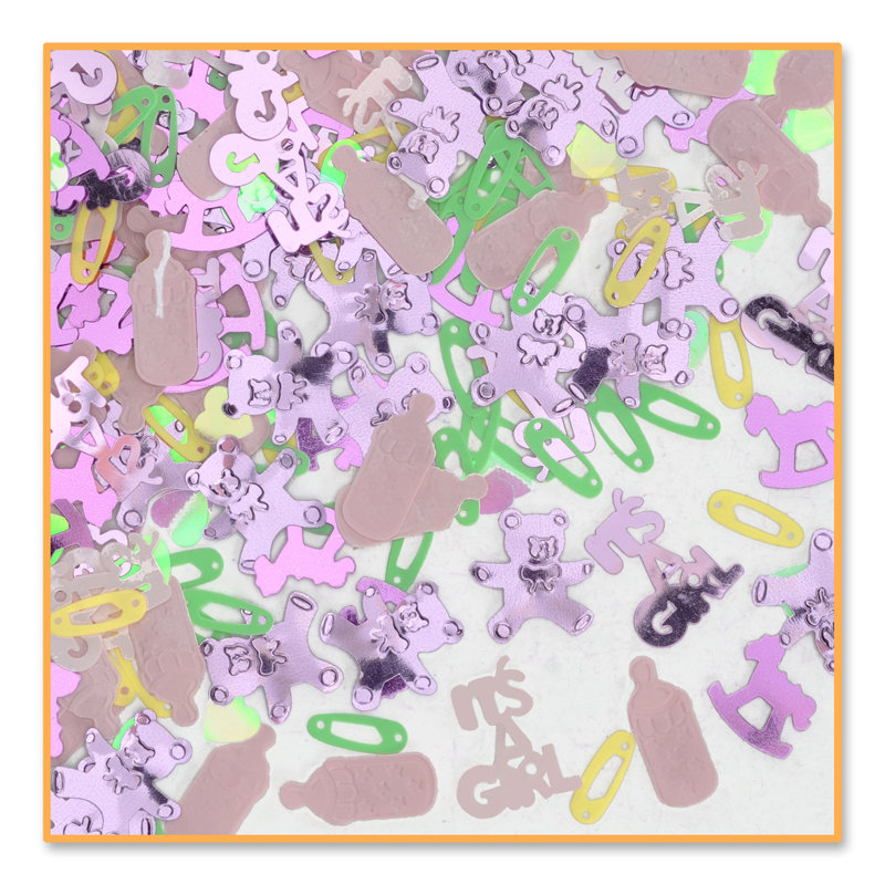 «It's A Girl Confetti» - paquet de 6
