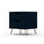 Table de chevet 20 po Rockefeller en bleu minuit (2 tiroirs)-1366343252