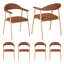 Chaises de salle à manger rembourrées Modern-1838579630-1838579634