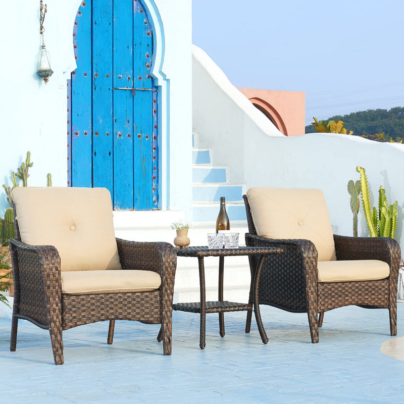 Javita Square Wicker/Rattan Outdoor Side Table