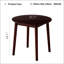 Table ronde en noyer-814354715