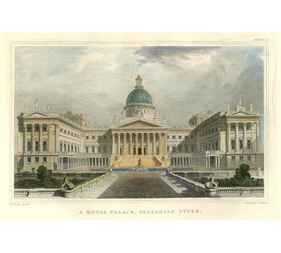 Palais royal de style palladian-impression