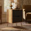 Table de chevet grise-2071318891