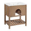 Meuble-lavabo simple autoportant avec plateau en marbre Grigg-93928419