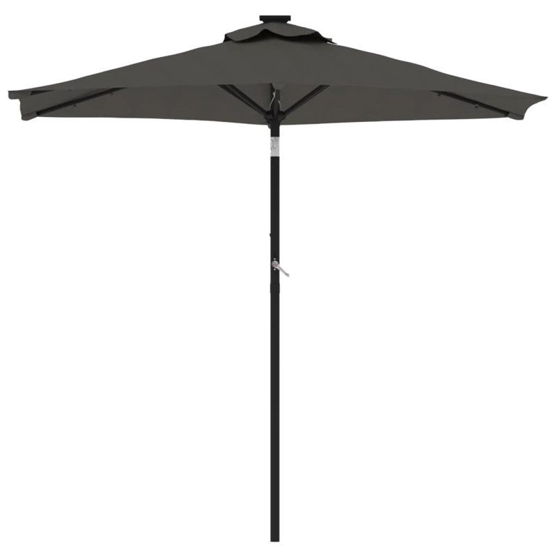Beach Parasol, Anthracite, 212cm H x 225cm W x 225cm D