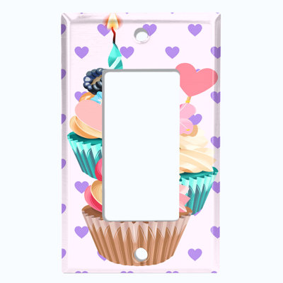 Plaque murale décorative Cupcake Trio