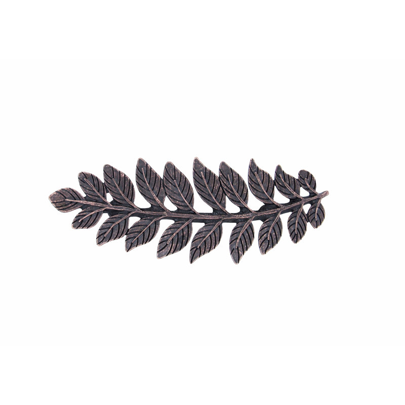 Poignée fantaisie Fern, Bronze huilé