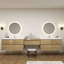Meuble-lavabo mural Aliki-1100105511