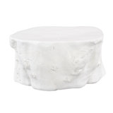 Log Cocktail Table, Gel Coat White