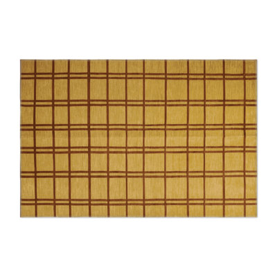 Tapis brun intérieur et extérieur Trellis