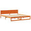 Bed Frame with Headboard Solid Pine Wood-2085284118-2085284119