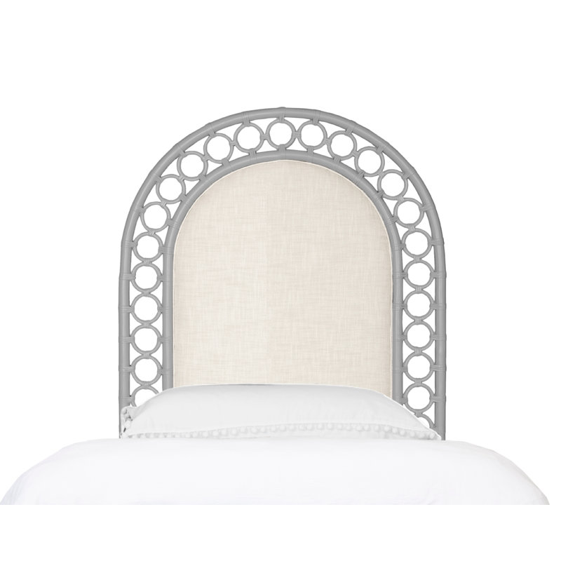 Solana Standard Bed, Twin Extra Long, Light Gray
