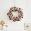 Handcrafted Faux Peony Polyester 34cm Wreath-1310817452