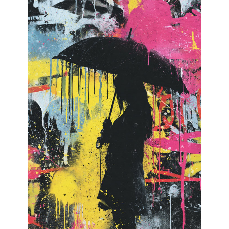 Art mural sur toile Midnight Walk, L 24 po x H 36 po x P 1,5 po