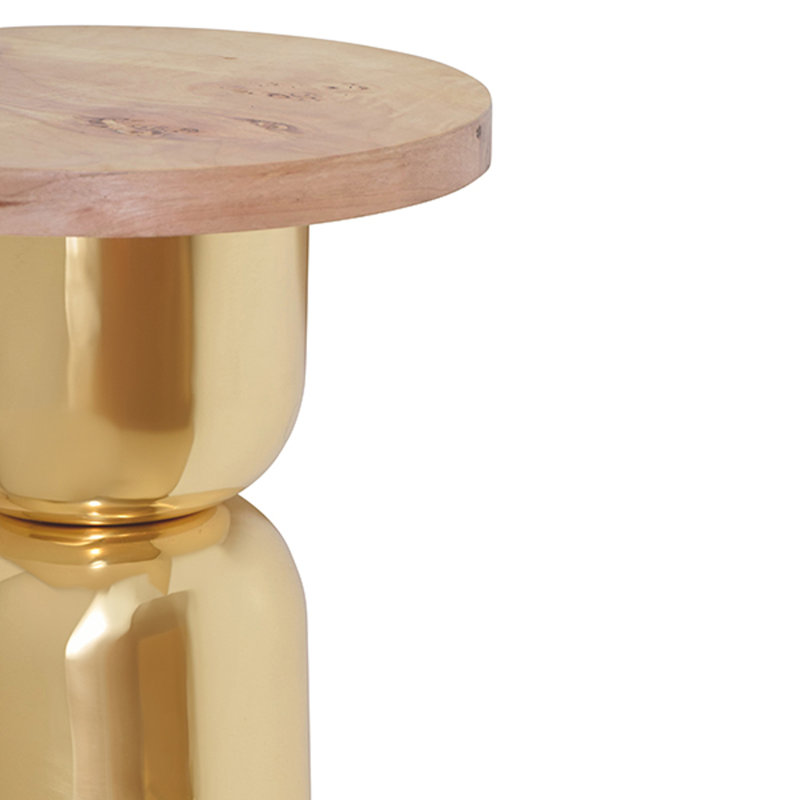 Alina End Table, Brown