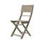 2 chaises pliantes en bois gris, faciles à transporter, résistantes aux intempéries, pliables et supportant une charge de 180 kg.