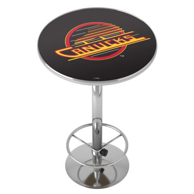 Table de bar avec repose-pieds Vancouver Canucks