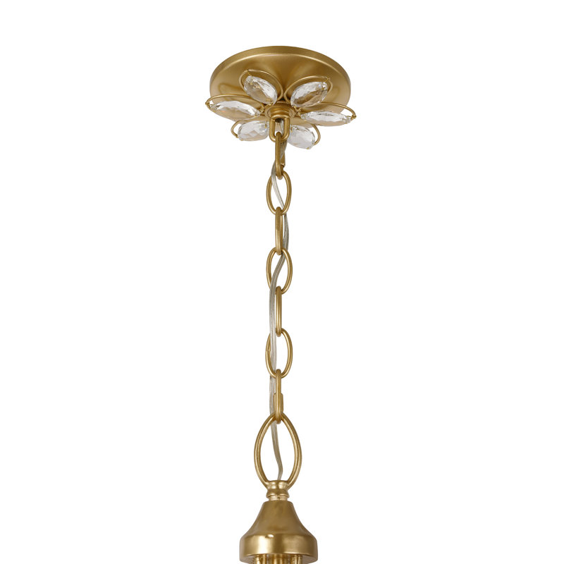 Marbella 14-Light Chandelier in Gold Shimmer by Breegan Jane