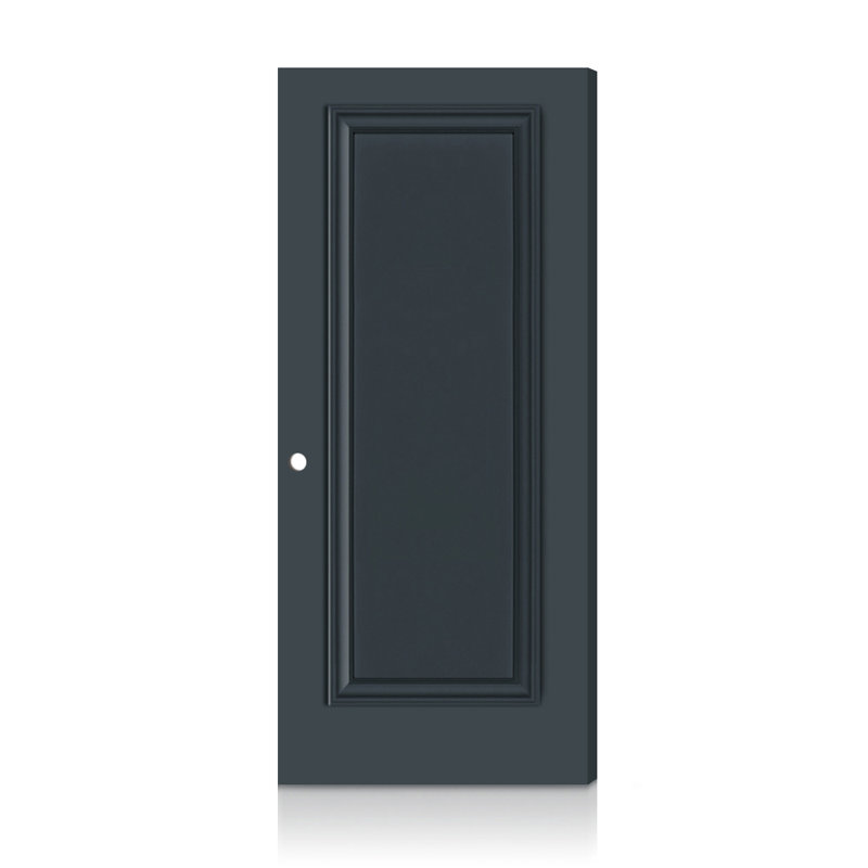 Dalle de porte intérieure en composite 1 droite anti-feu Palazzo, L 30 po x H 80 po, Gris anthracite