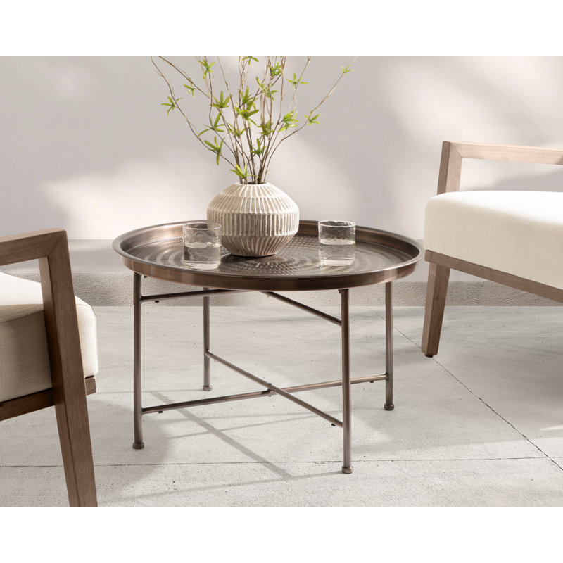 Table basse d'extérieur en métal Mahdavi
