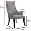 Chaise d'appoint à haut dossier-1619972345