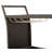 Stewood Wicker Bar Cart with Stools