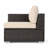 Patio Left Armchair Mbrn + Alu-1307262555