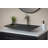 Eden Bath 13'' Black Stone Rectangular Bathroom Sink