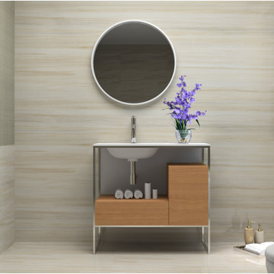 Tory 36'' Single Bathroom Vanity with Solid Surface Top