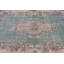 Grand tapis Oushak turc vert et multicolore parfait pour la décoration de salle à manger ou de salon