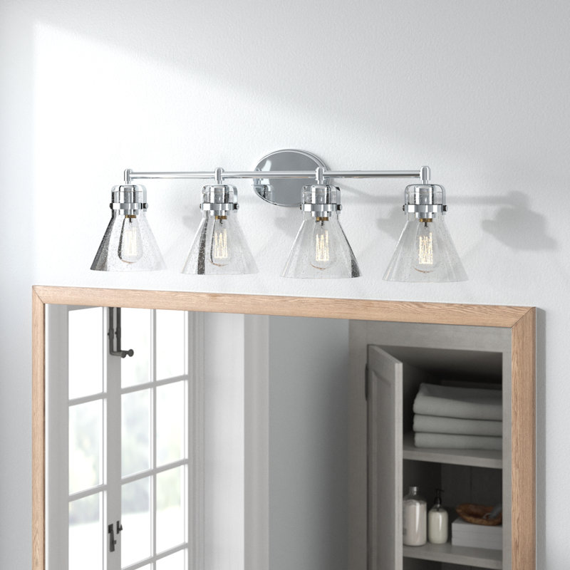 Urbana Dimmable Vanity Light, No, Polished Chrome, 4