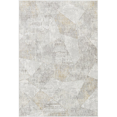 Tapis ivoire / taupe Abrianna
