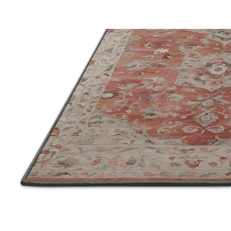 Tapis gris soyeux et moelleux, Rectangle 6 pi x 9 pi
