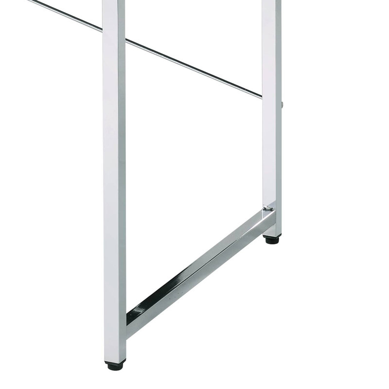 Rectangular White Writing Desk With Veneer And 46 Lb Package Weight 22 X 0.8mm Metal Tube Size
