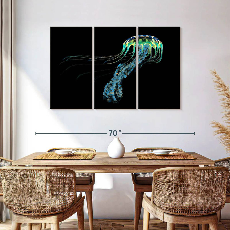 Dancing Jellyfish, 36" H x 57" W