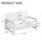 Solid Wood Teak Outdoor Loveseat With Cushion And Arms-1171304327-1171343904