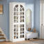 Armoire à chaussures à 8 niveaux avec portes et lumières DEL-1023606530