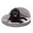 Faux Sheepskin Round Hooded Orthopedic Dog Bed-1941309780-1941309786