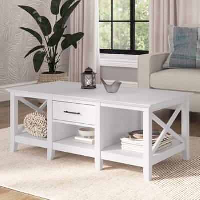 Table basse avec rangement Huckins